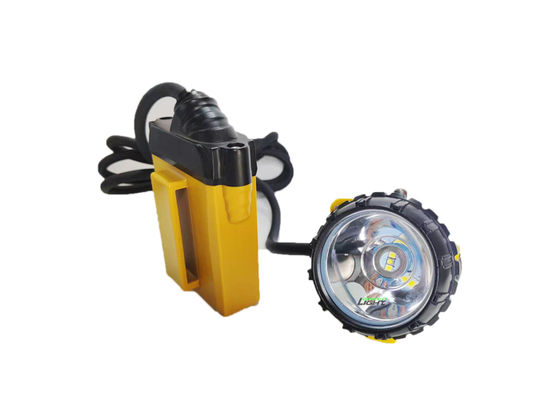25000lx 10400mah Ip68 LED鉱山ヘルメットランプ 防爆 348lum 鉱山者ヘッドランプ