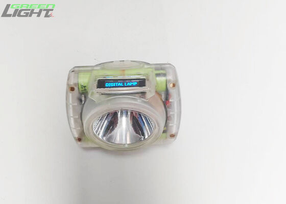 防爆コードレスLED炭鉱用キャップランプ IP68 OLEDスクリーン 20000lux 坑夫用ランプ